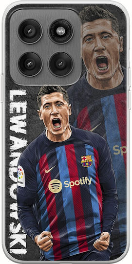 Football Stars Robert Lewandowski Motorola Edge 60 Pro 5g Flexible Tpu Διάφανη Σιλικόνη