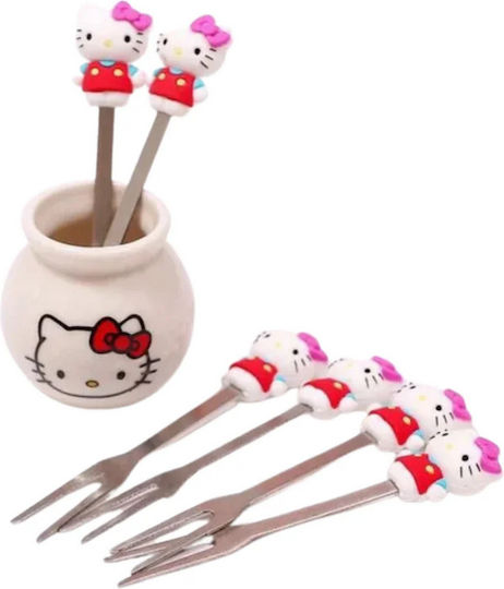 Baby Donkey Baby Donkey Food Picks Hello Kitty 6 Pieces Foodpicks13