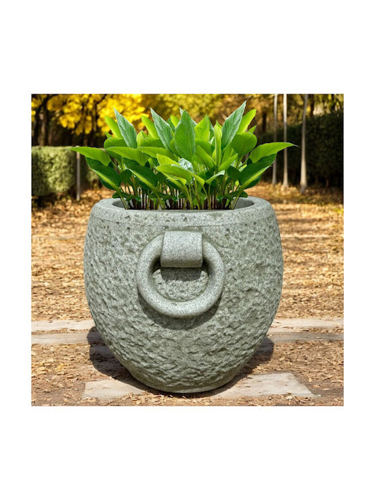 Ceramart Kunststoff-Blumentopf Grau 72x72x55cm
