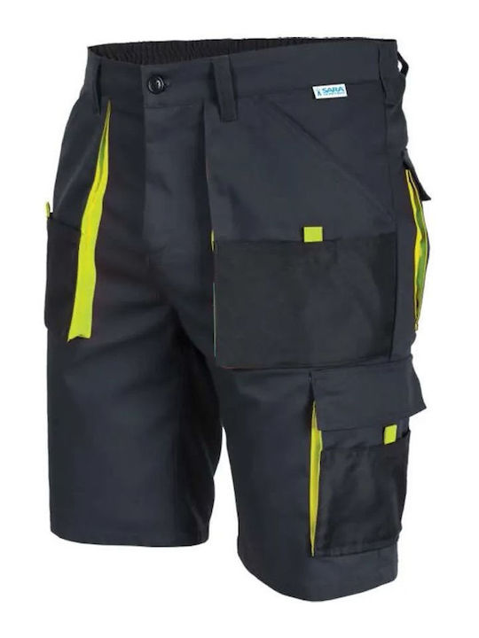 Sara Workwear King Bermudă de Lucru Gri