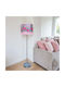 Oxygen Soft Pink Floor Lamp with Socket for Bulb E27 Pink