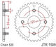 Rear Sprocket 1509.41/4369 41 C45 Honda AX-1 250 Etc 41T PBR