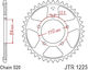 Rear Sprocket 1225.36/4734 36 C45 Cmx300 Rebel 36T Pbr