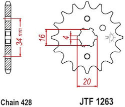 Front Sprocket 1550.15t/2182 15 18n Yamaha Crypton 105 115 Xt225 Etc 15t Pbr 1263 416 417 418 425 Front Sprocket 1550.15t/2182 15 18n Yamaha Crypton 105 115 Xt225 Etc 15t Pbr 1263 416 417 418 425
