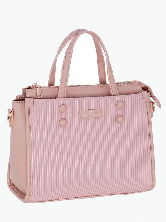Bartuggi Leder Damentasche Schultertasche Rosa