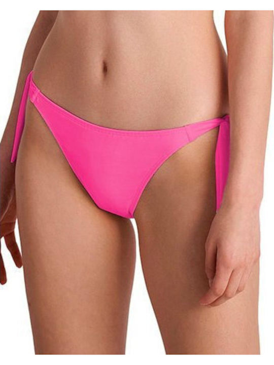 Blu4u Bikini Slip με Κορδονάκια Φούξια