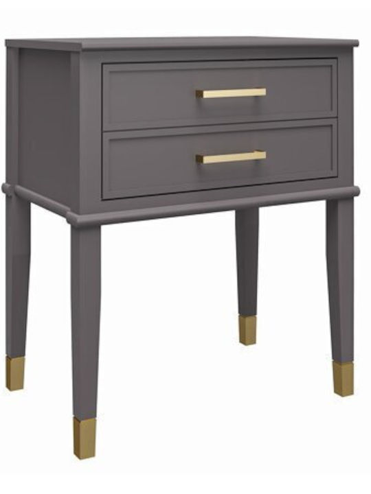 Desk Belromu 104 Wooden Graphite with Metal Leg...