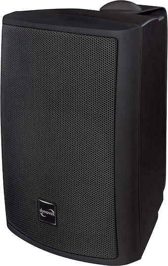 Dynavox Επιτοίχιο Ηχείο 80W (Τεμάχιο) 14x21x14εκ. Μαύρο
