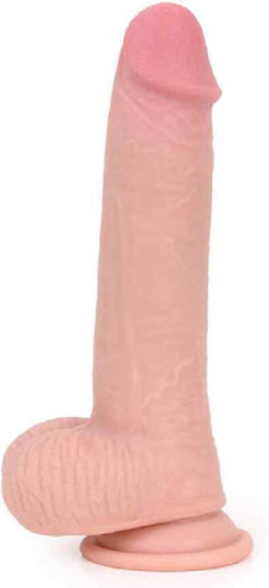 APH Ρεαλιστικό Dildo με Όρχεις Flesh