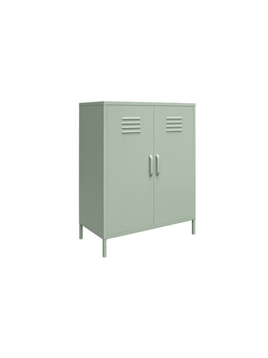 Bufet Ophfere 104 din Metal Green 80x40x102cm