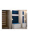 Hartford 267 Entry Furniture with Mirror & Hanger White 84x46x186cm