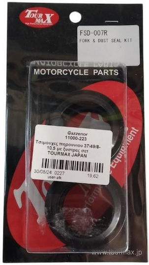 Kituri De Etanșare A Arborelui Cotit Pentru Motociclete Furculiță 37 49 8-10 5 Raclete Set Tourmax Japan