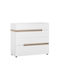 Comoda pentru Dormitor Vesfera 111 Trufel Δρυς, Άσπρο 96x42x86buc