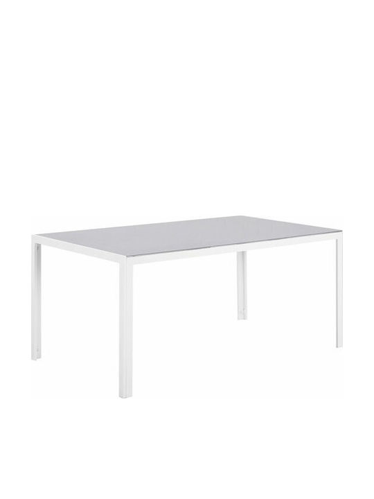 Tisch Stabil White, Grey 91x71cm