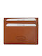 Leather Men's Wallet Cards Tabac Brown