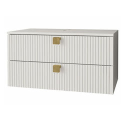 Epipla1.gr Orlvera 102 Ντουλάπι Μπάνιου 80x46x42cm
