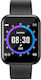 Lenovo E1 PRO Smartwatch με Παλμογράφο (Μαύρο)