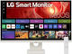 LG 27U731SA-W IPS HDR Intelligenter Monitor 27" 4K 3840x2160 mit Reaktionszeit 5ms GTG