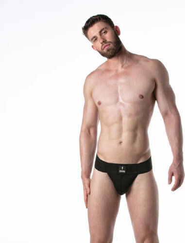 Leader Herren Jockstrap Schwarz
