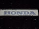 Honda Small Silver Sticker Set 2 Pieces 100mm x 16mm