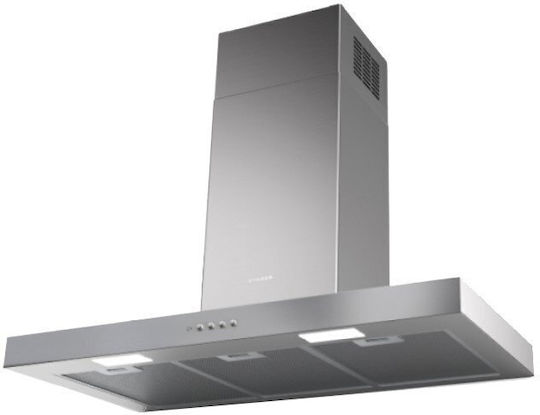 Faber STILO SMART X A60 Απορροφητήρας Καμινάδα 60cm Γκρι με Wi-Fi