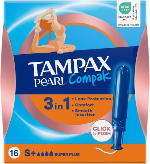 Tampax Compak Pearl Super Plus 16 Броя