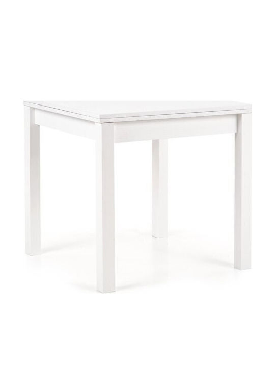 Houston 224 Square Table Dining Room Wooden White 80x80x76cm