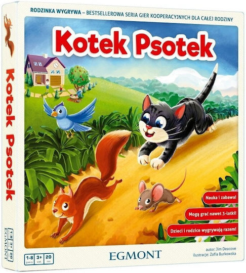 Board Game Kitten Mischief for 1-8 Players 3+ Years Old 7355 (PL) Egmont