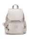 Kipling City Zip Ασημί