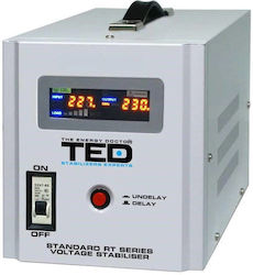 Ted Electric Stabilizator De Tensiune Automat 5000VA 2 X Schuko + Prelungitor Ted Electric Stabilizator De Tensiune Automat 5000VA 2 X Schuko + Prelungitor