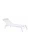 Deckchair Metallic Berwyn 1971 White 66x23cm.