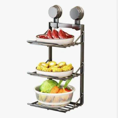 Anhängendes Inox Regal 37x16x17cm Silber