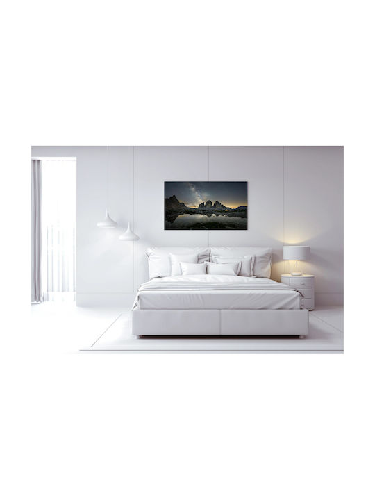 Панел Starry Night Over Mountains Една Нощ Над Планините 120x80