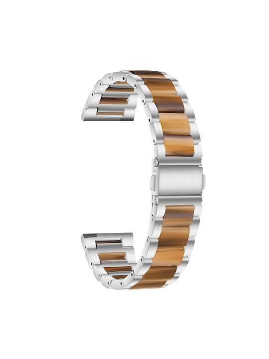 Λουράκι Dual-color Μεταλλικό Ρητίνης Coros Pace 3 Silver+honey