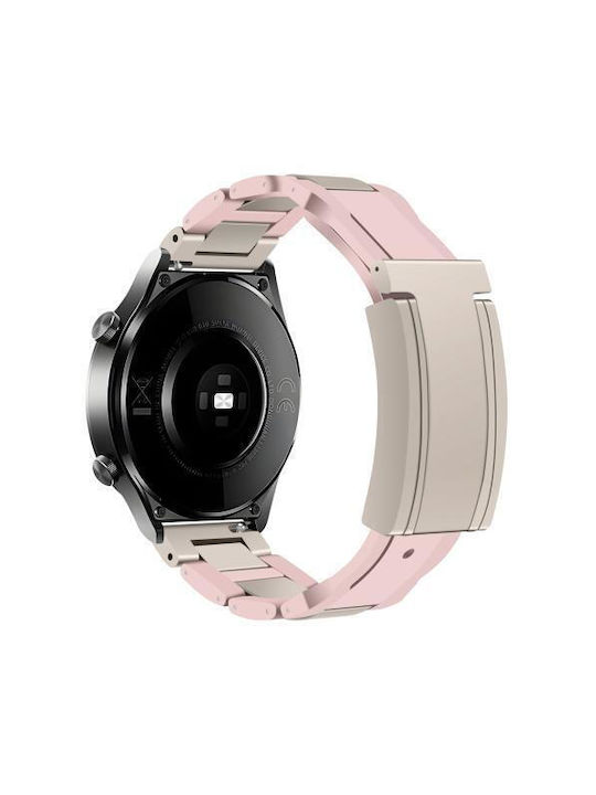 Wearable Strap Rubber Stainless Steel Magnetic Butterfly Clasp