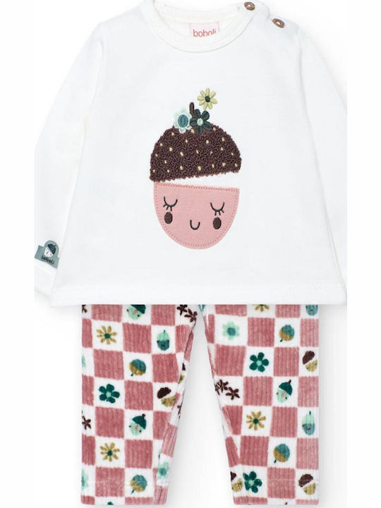 Kids' Set with Pants Winter 2pcs White