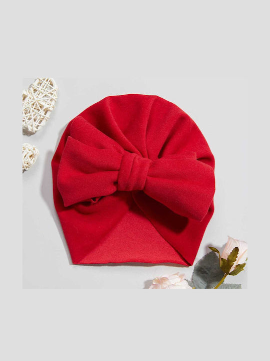 Velvet Turban Rote Schleife