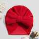 Turban Velur Culoare Full Face Roșu