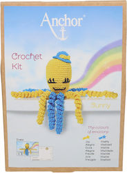 Creative Crochet Kit Reindeer Teddy Christmas Kit Yarn Stuffing Instructions Crochet Hook Anchor Creativa Fino