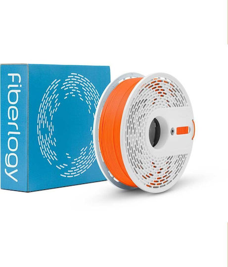 Fiberlogy Easy PLA 3D Printer Filament 1.75mm Neon Orange 0.85kg