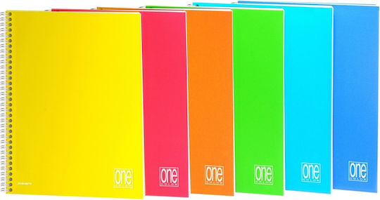 Blasetti Spiral Heft Geregelt 80 Blätter 1Stück (Μiverse Farben)