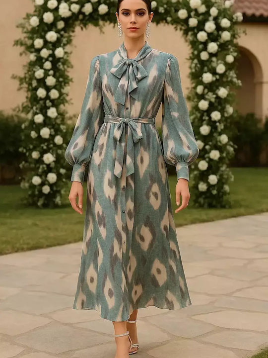 Rochie Midi Pentru Nuntă / Botez Verde