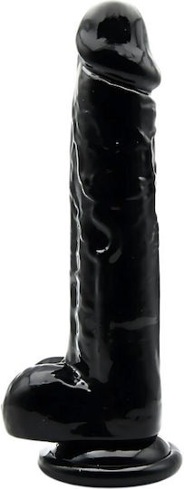Loving Joy Realistisches Dildo mit Hoden Schwarz