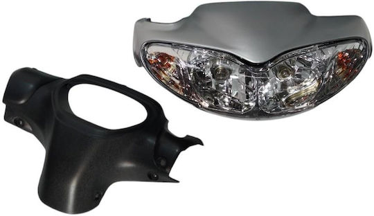 Headlight Mask Yamaha Crypton 115 Silver 2 Bulbs Headlight Mask Speedometer Complete
