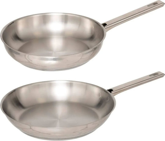 5Five Pans Set Made of Stainless Steel 2 Pieces
