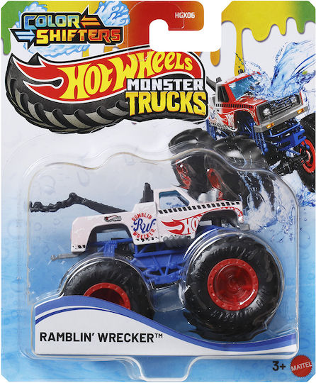 Hot Wheels Color Shifters Car Ramblin' Wrecker 1:64 Monster Truck (Various Designs) 1pc