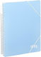 Carchivo Spiral Display Book Soft A4 30 Plastic Sleeves Pastel Blue Carchivo