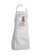 Koupakoupa Tung Tung Tung Sahur Ποδιά Κουζίνας Λευκή 22x40cm KP_30875_apron-bbq-adult