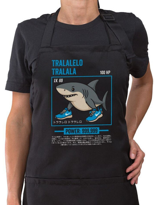 Koupakoupa Tralalero Tralala Ποδιά Κουζίνας Μαύ...