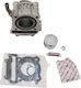 Aluminum Cylinder Piston 52.4mm Flanges Jet14-125 E4 Lc Symphony125 E4 Lc Fiddle125iv E4-e5 Lc 102-09-38524